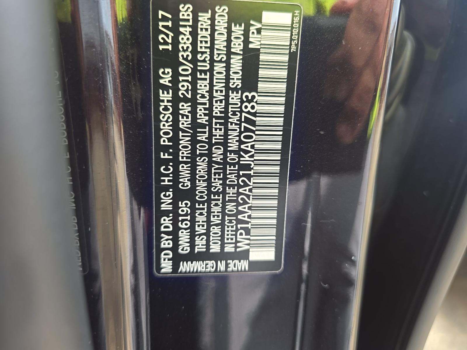 2018 Porsche Cayenne Platinum Edition AWD