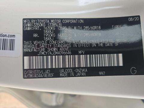 2021 Toyota Land Cruiser Base AWD