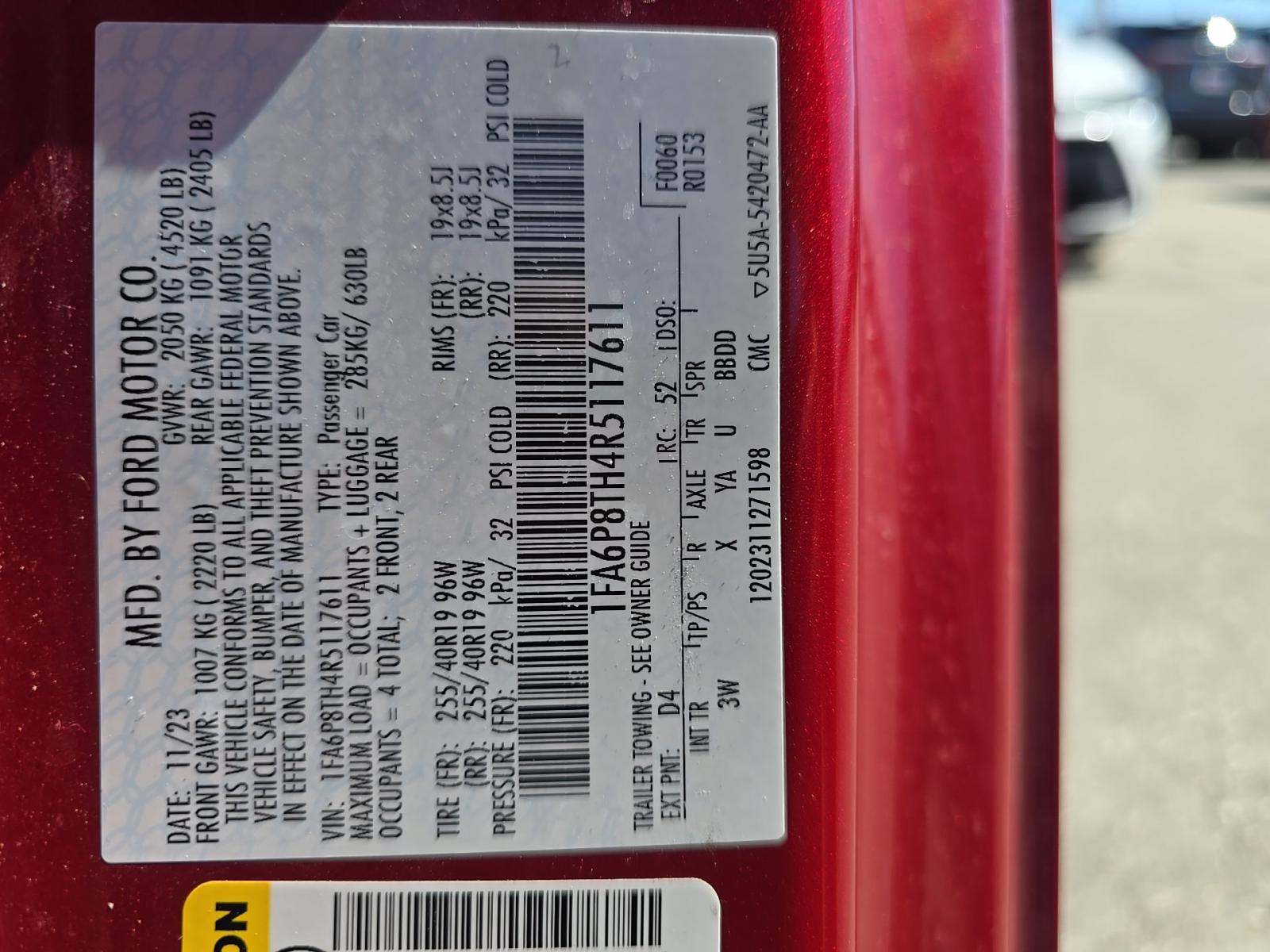 2024 Ford Mustang EcoBoost Premium RWD