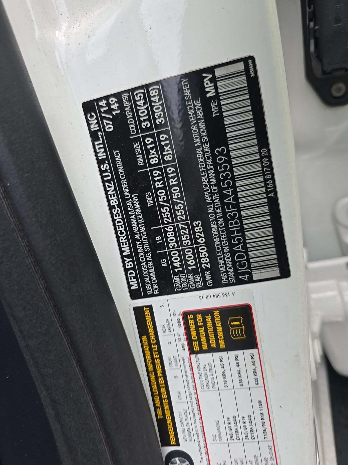 2015 Mercedes-Benz M-Class ML 350 AWD