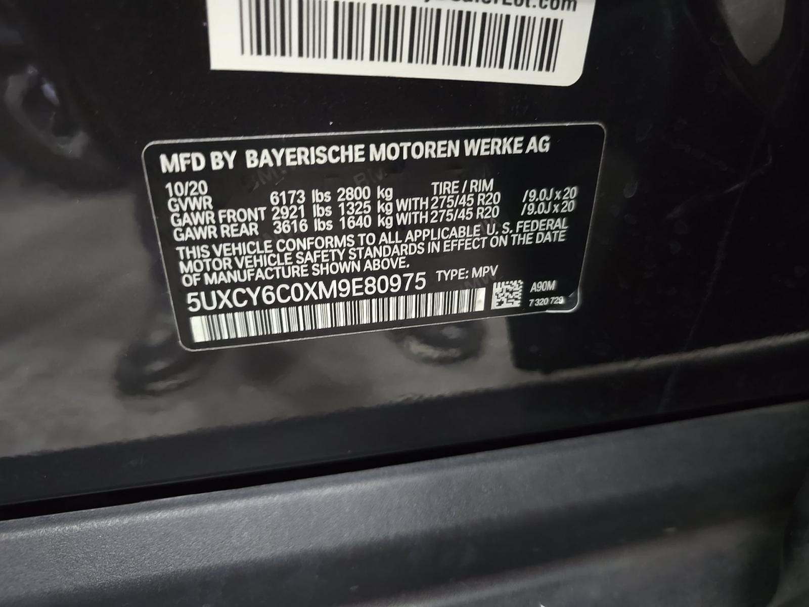 2021 BMW X6 xDrive40i AWD