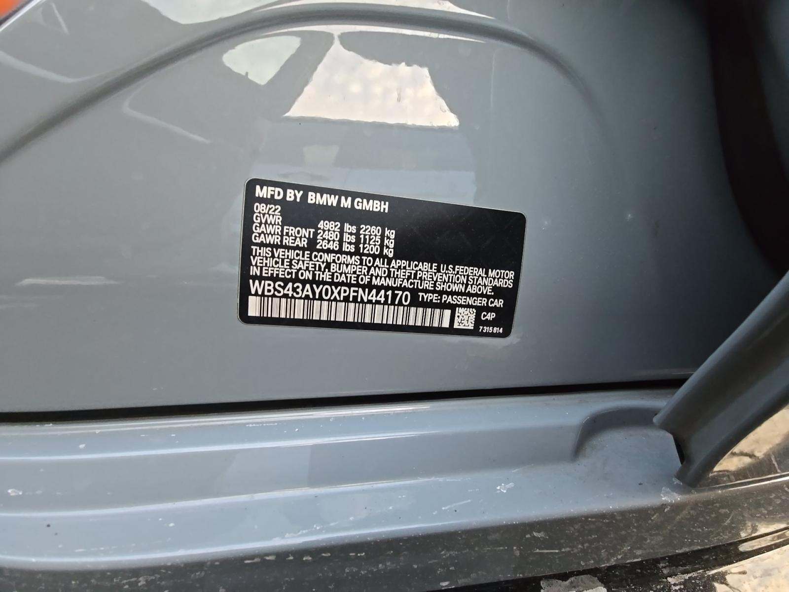 2023 BMW M3 Competition xDrive AWD