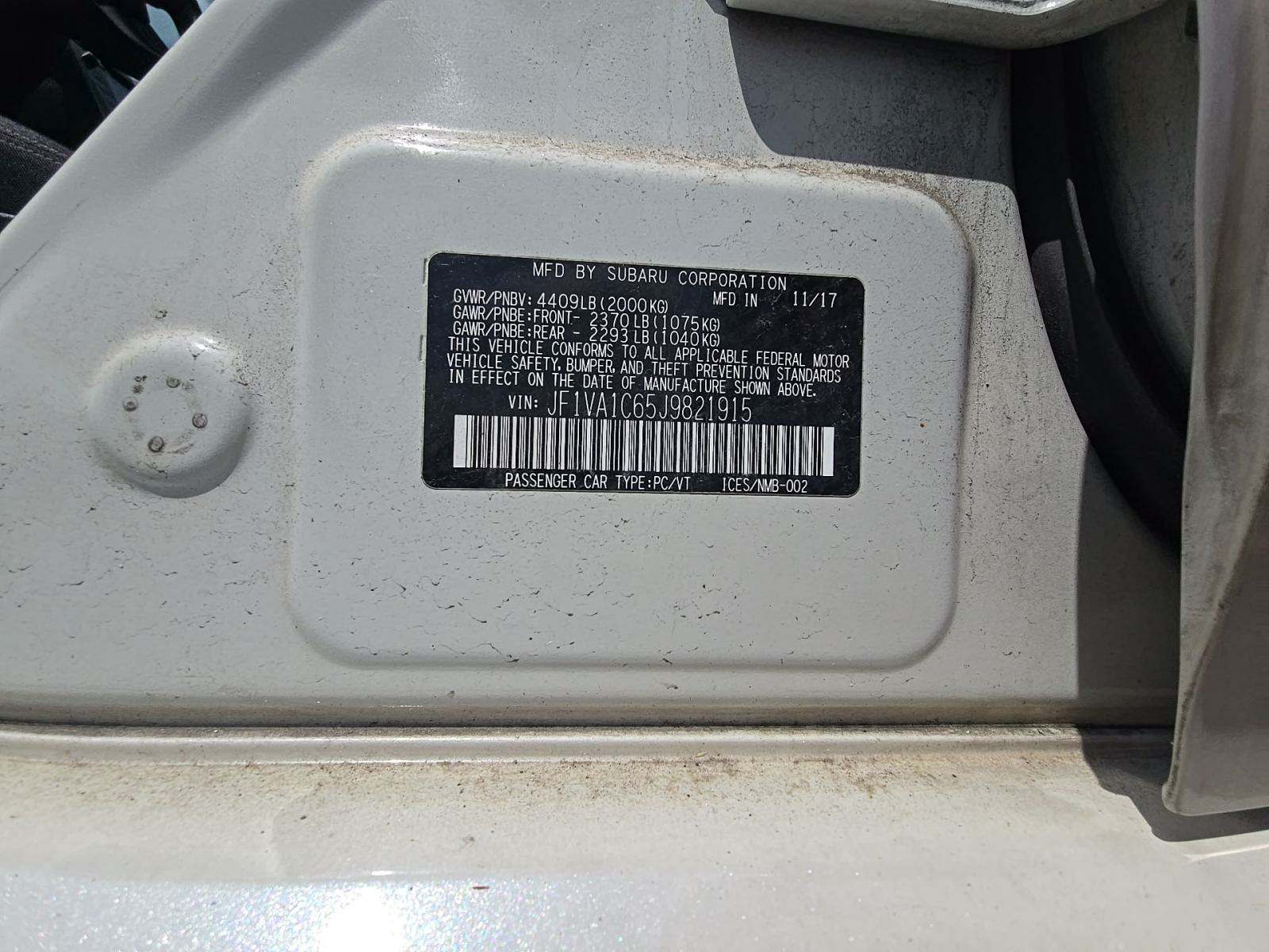 2018 Subaru WRX Premium AWD