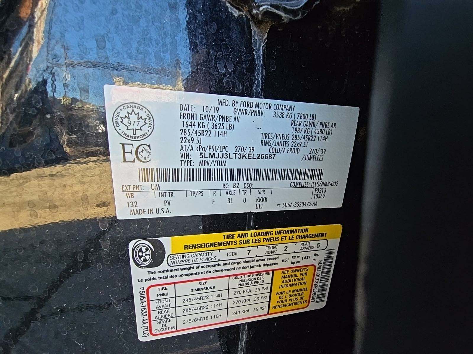 2019 Lincoln Navigator L Reserve AWD