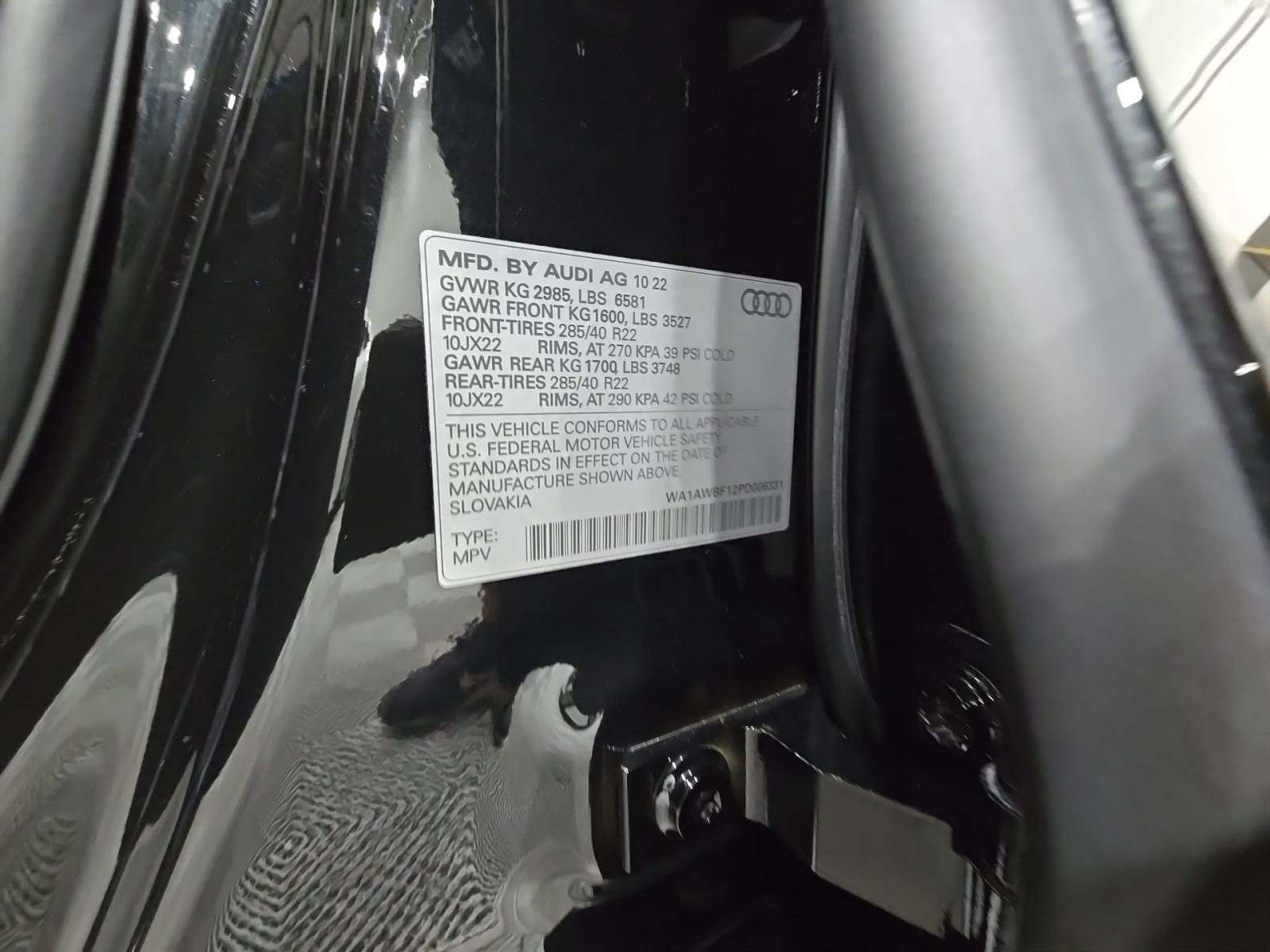 2023 Audi SQ8 Premium Plus AWD