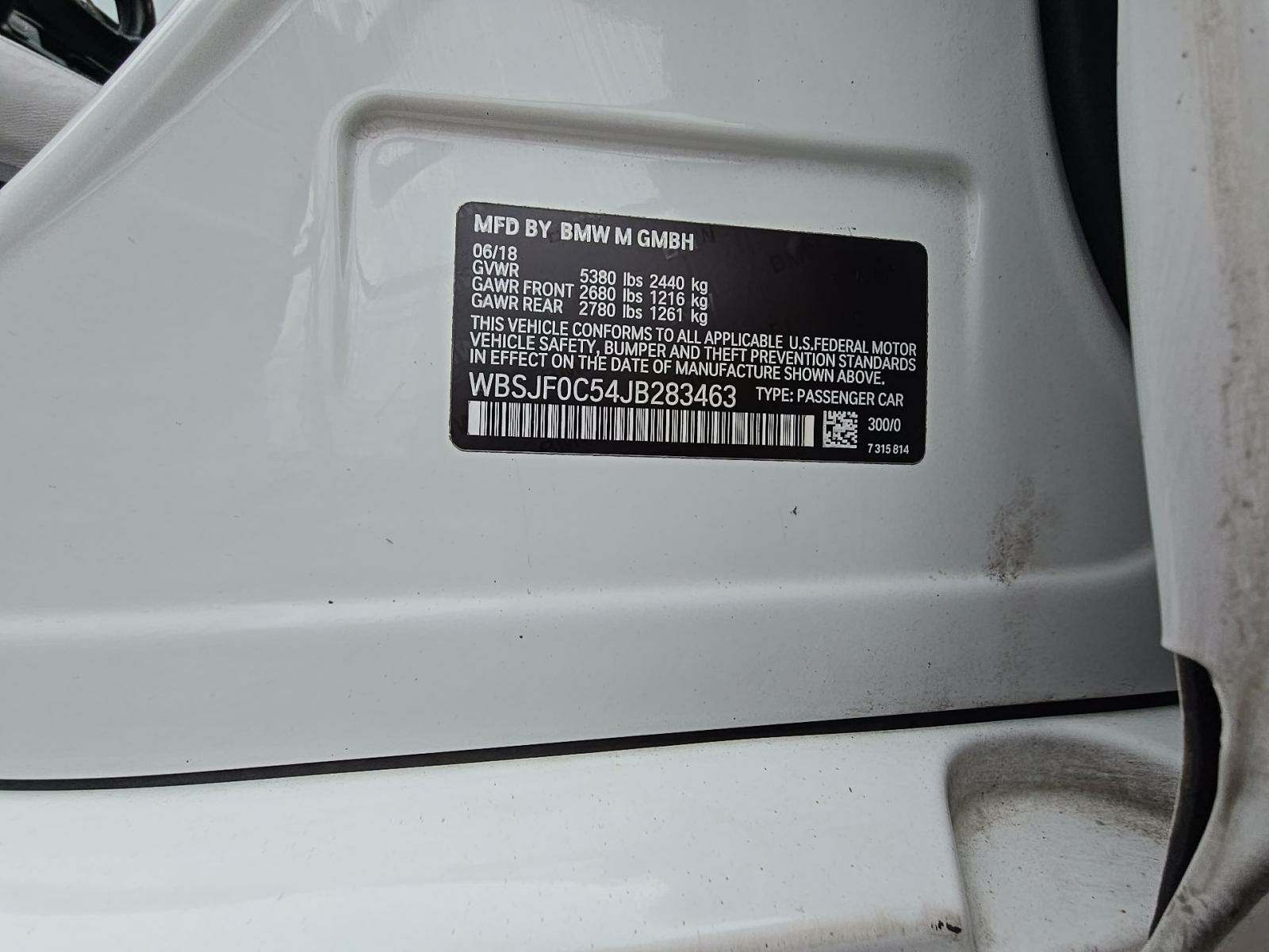 2018 BMW M5 Base AWD