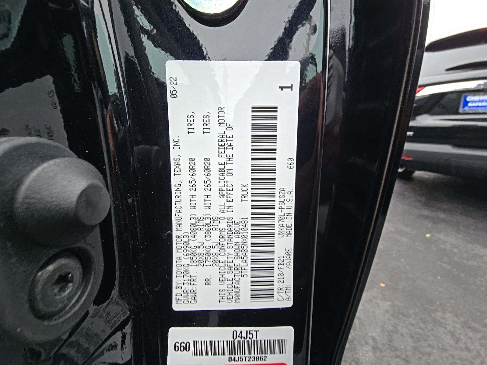 2022 Toyota Tundra SR5 RWD