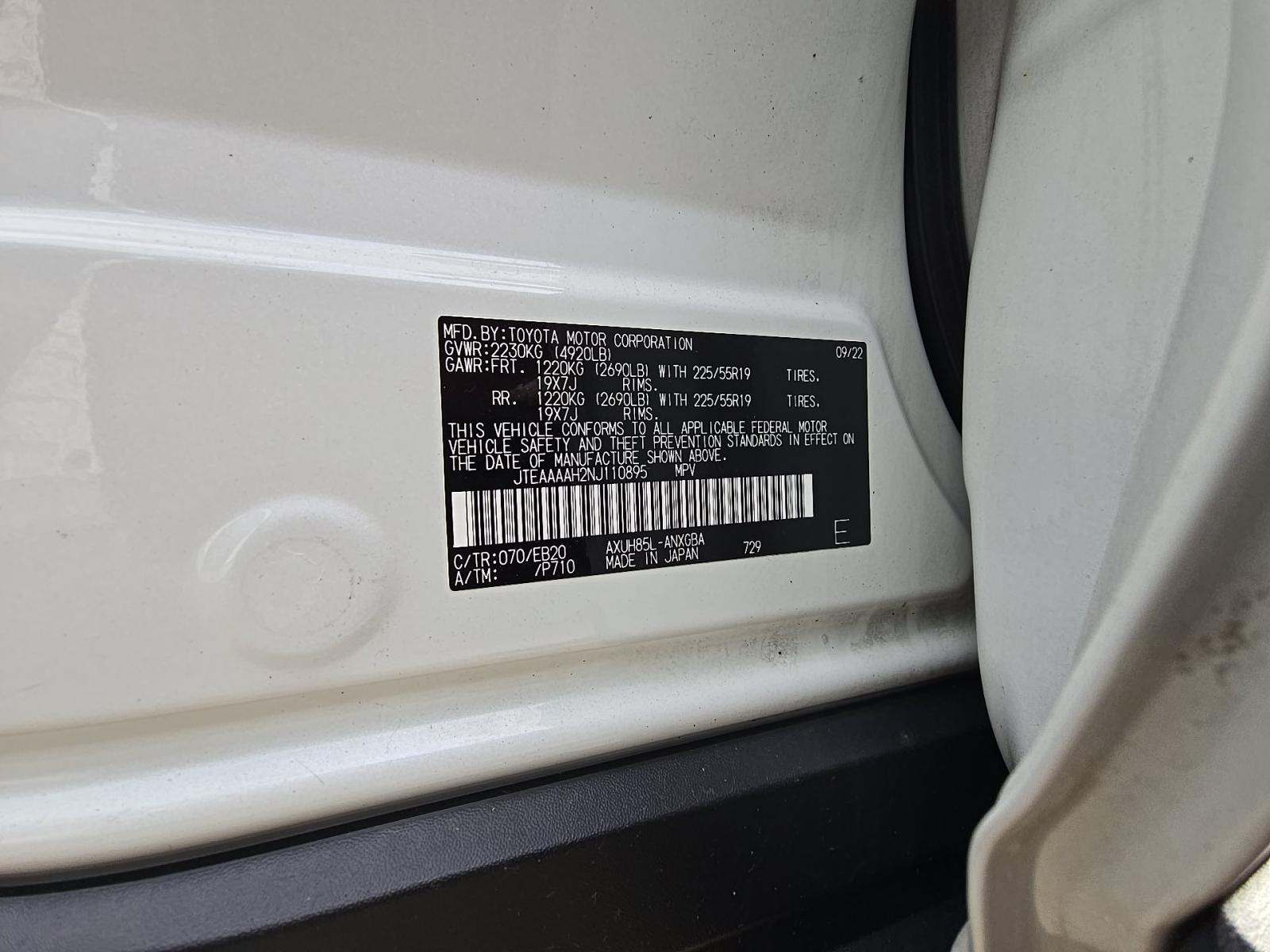 2022 Toyota Venza XLE AWD