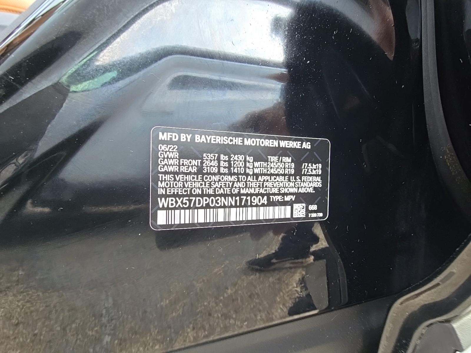 2022 BMW X3 xDrive30i AWD