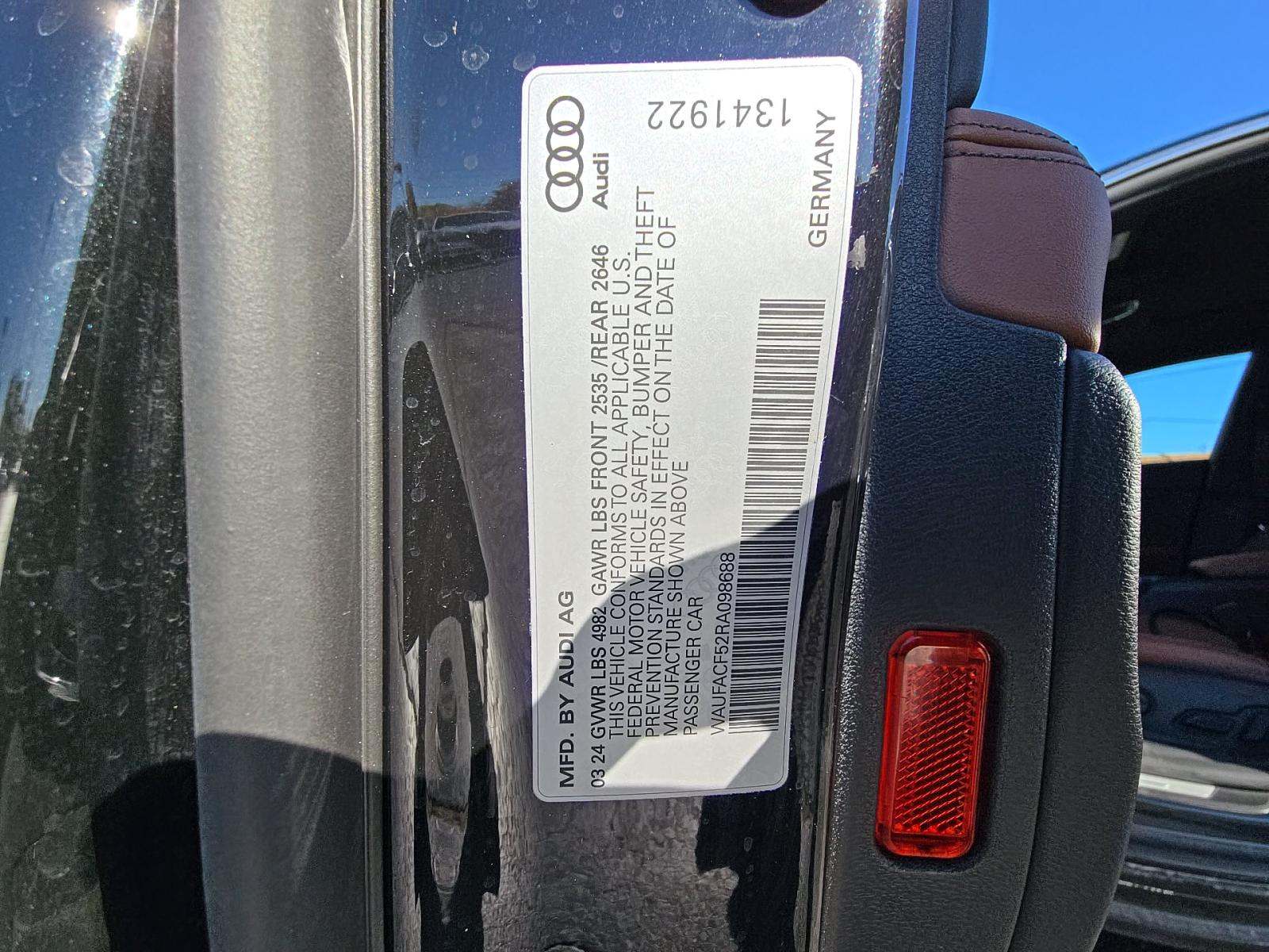 2024 Audi A5 S Line Premium Plus AWD