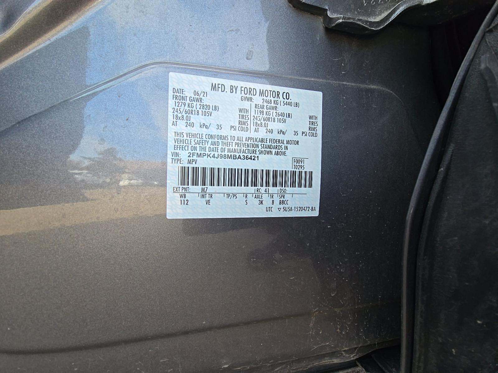 2021 Ford Edge SEL AWD