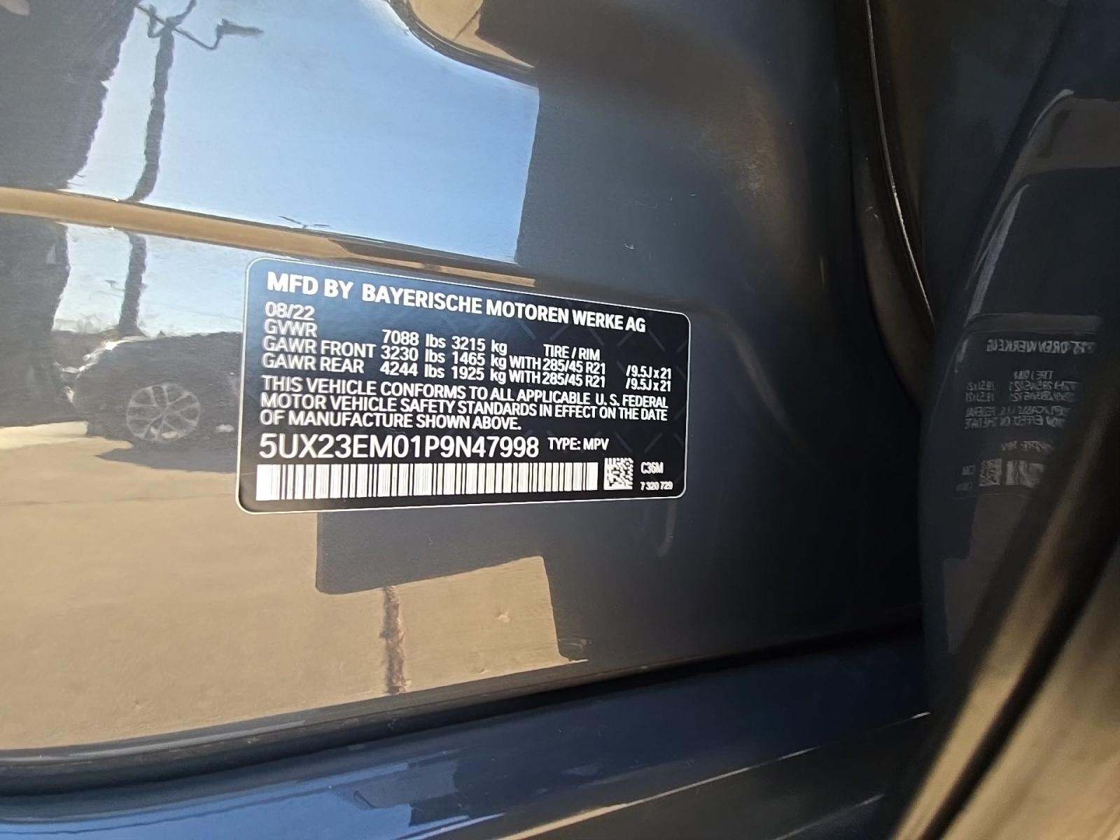 2023 BMW X7 xDrive40i AWD