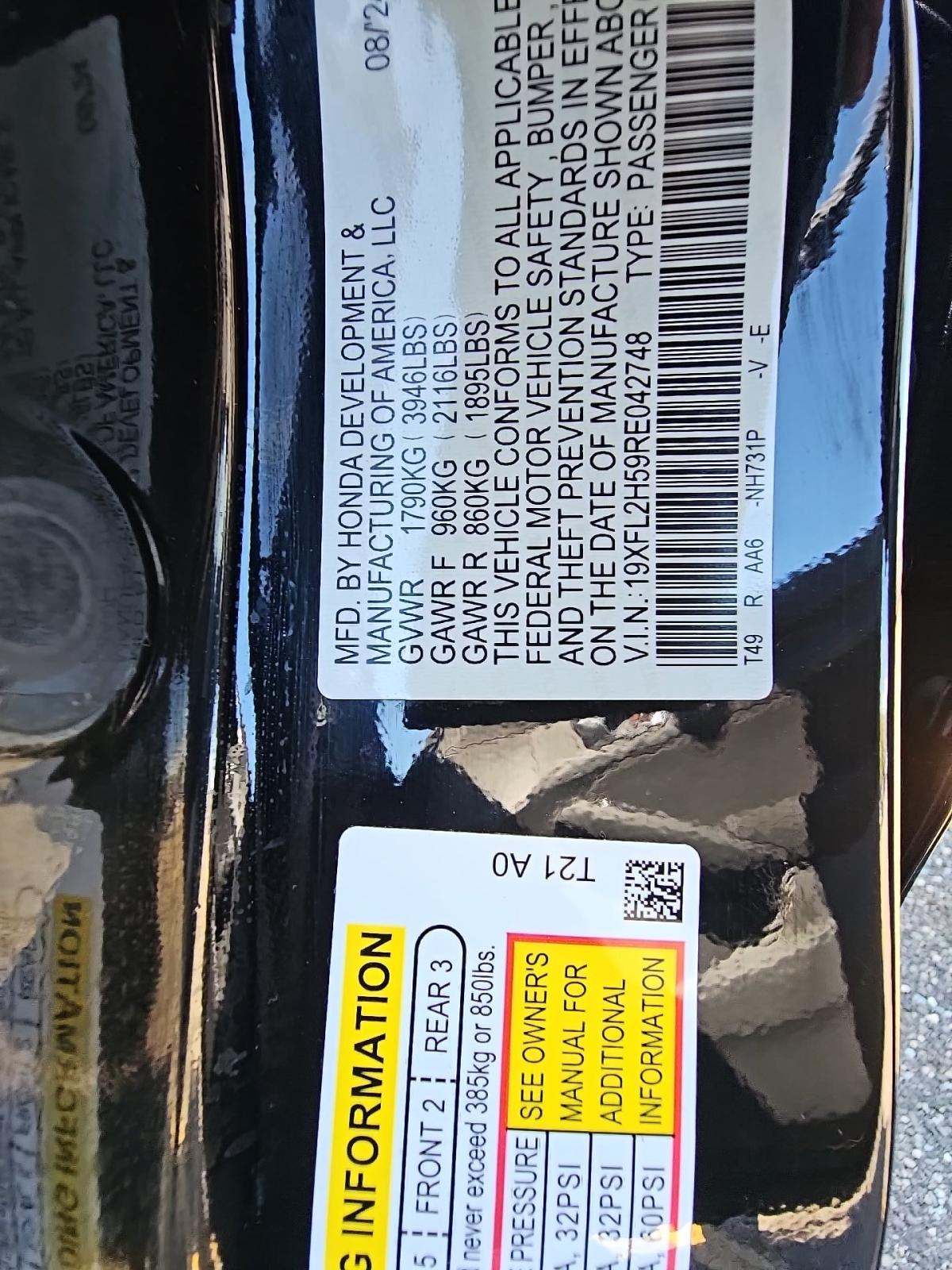 2024 Honda Civic  LX FWD