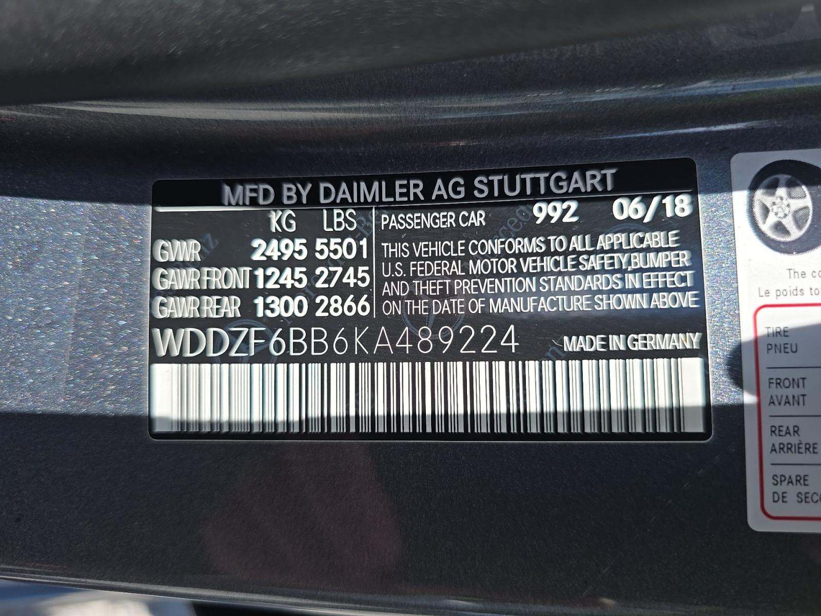2019 Mercedes-Benz E-Class AMG E 53 AWD