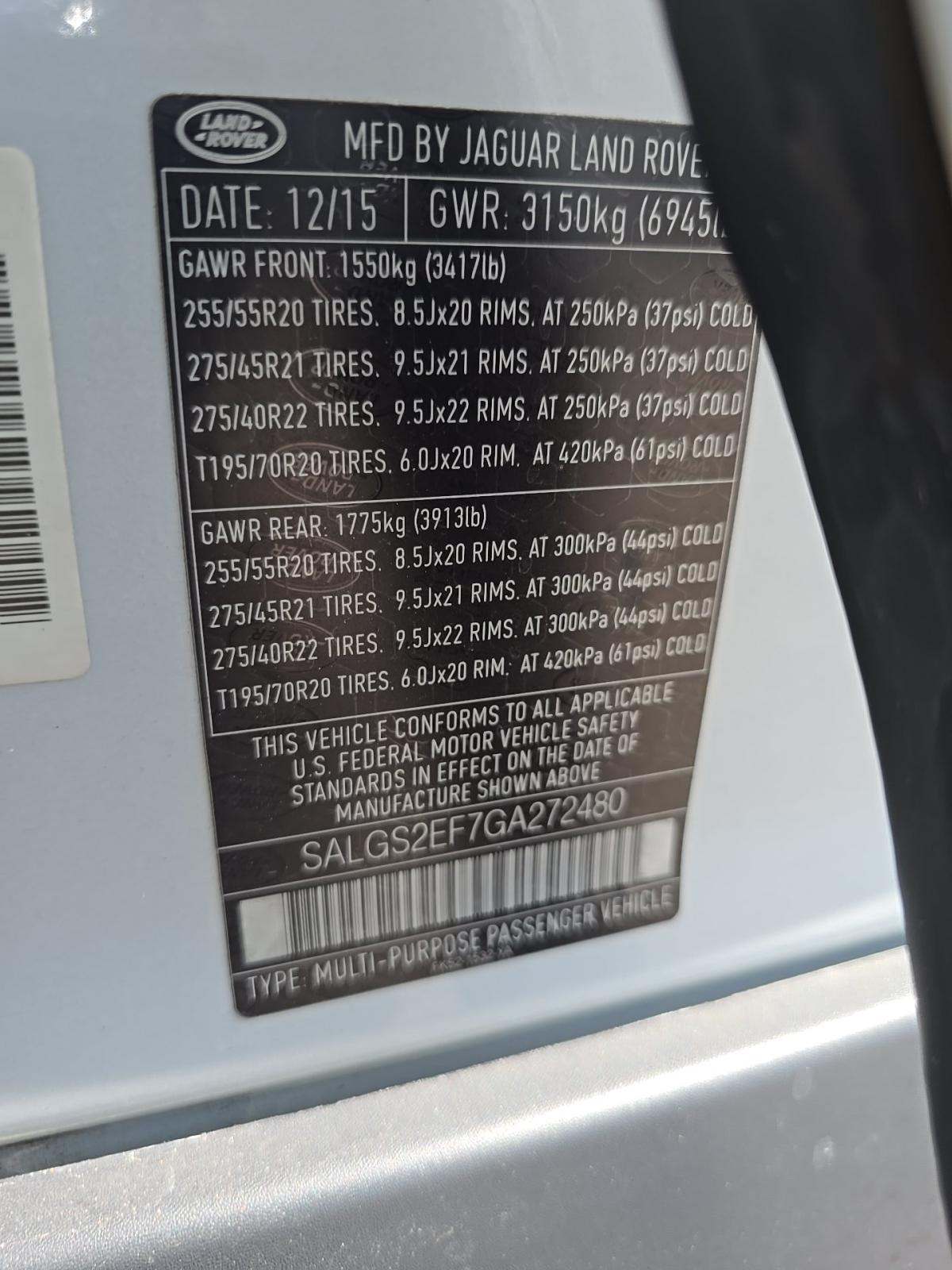 LAND ROVER RANGE ROVER - 1