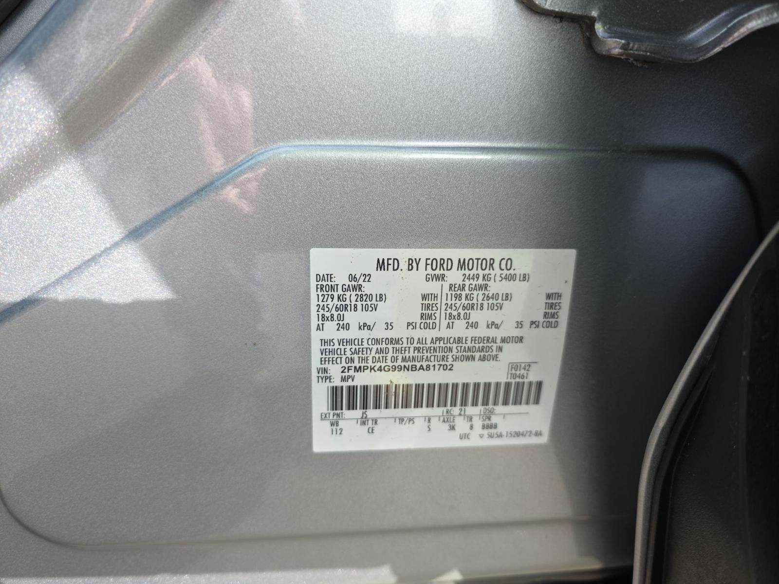 2022 Ford Edge SE AWD