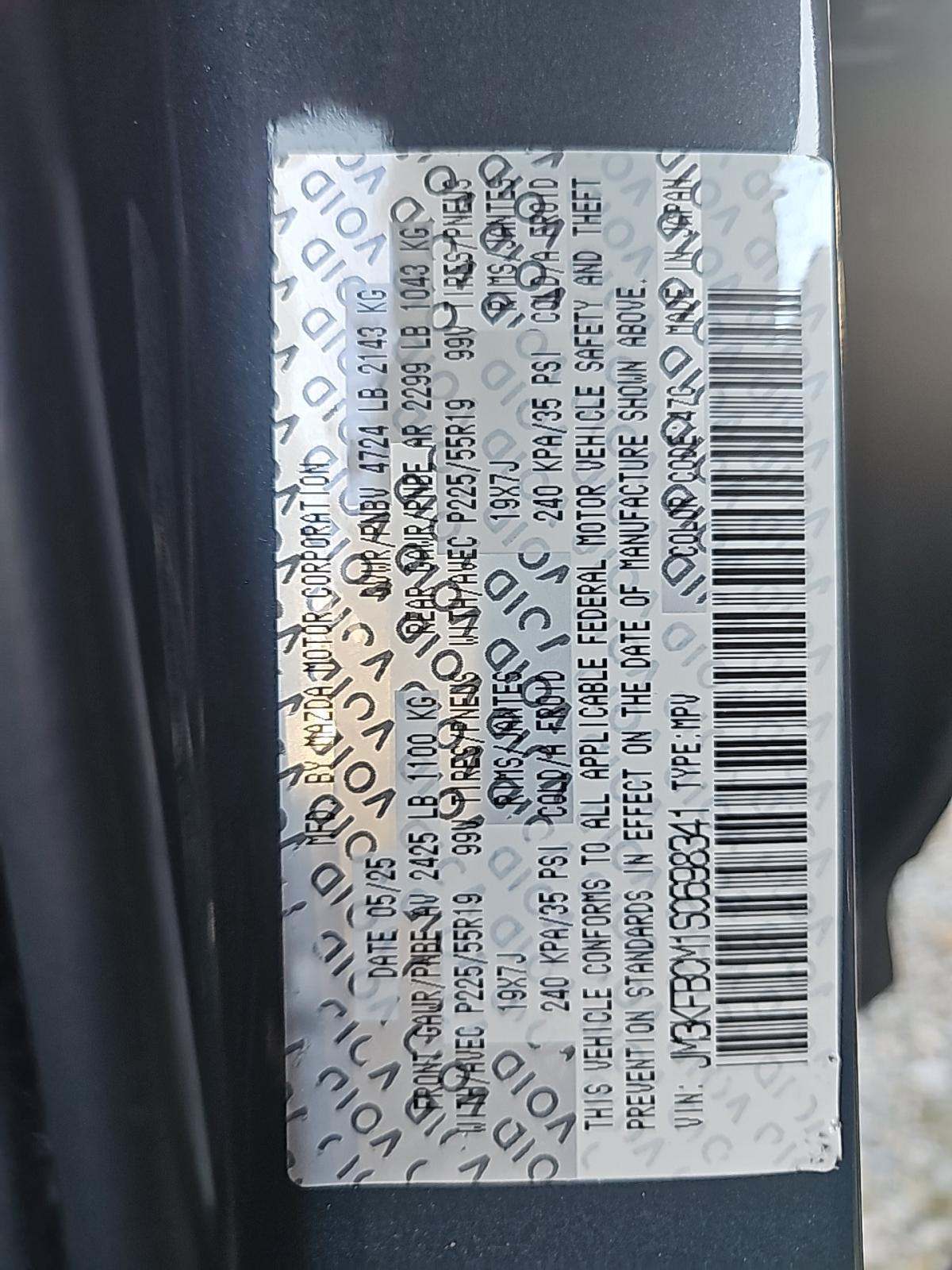 2025 MAZDA CX-5 2.5 S Carbon Edition AWD