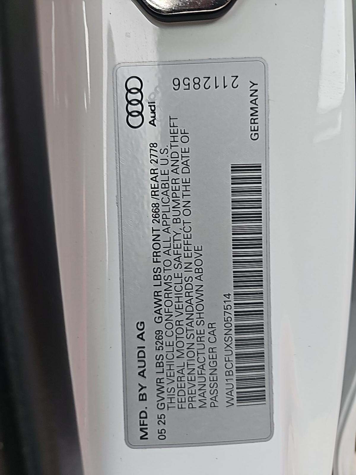 2025 Audi A5 Premium AWD