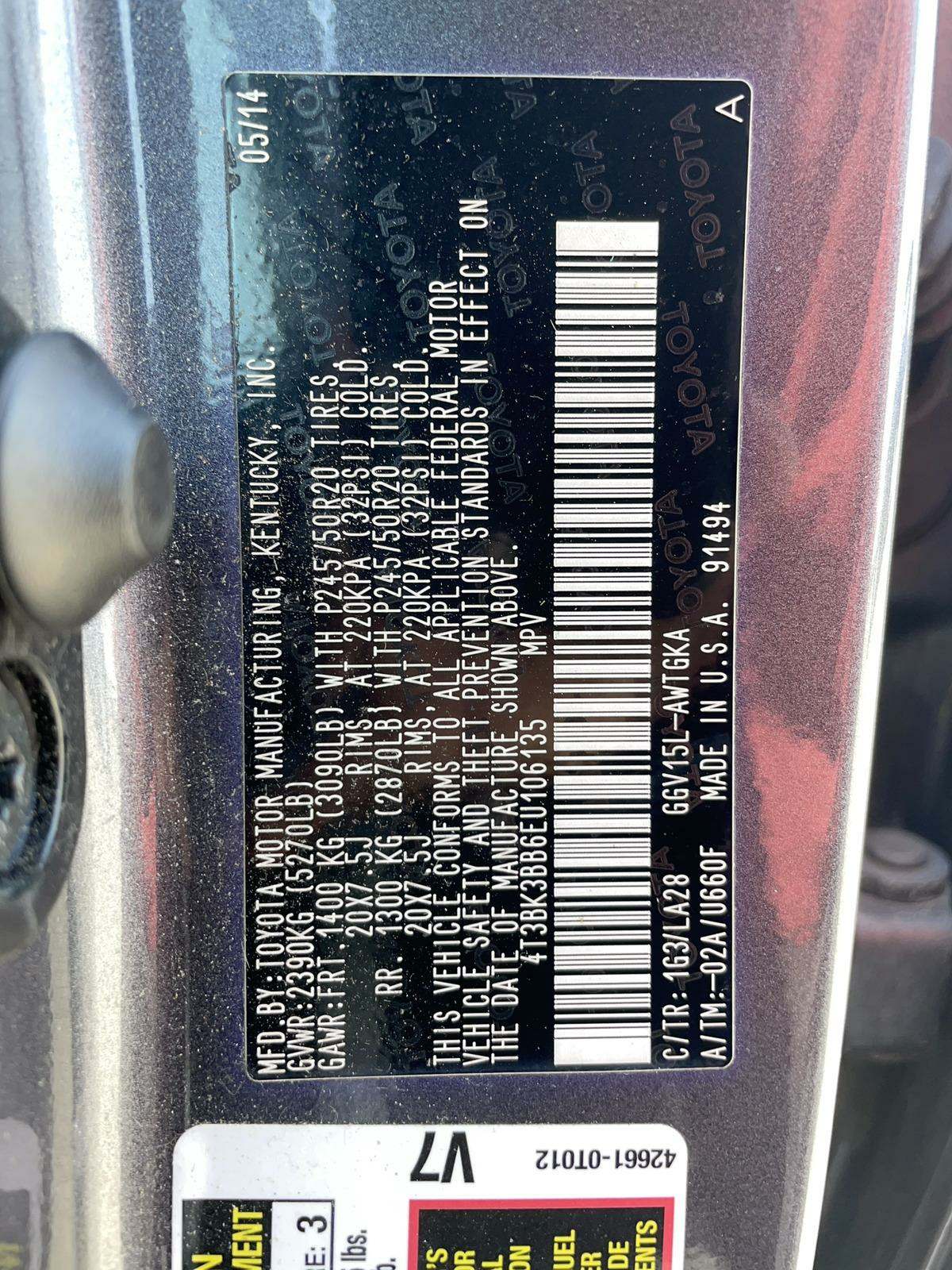 2014 Toyota Venza XLE AWD