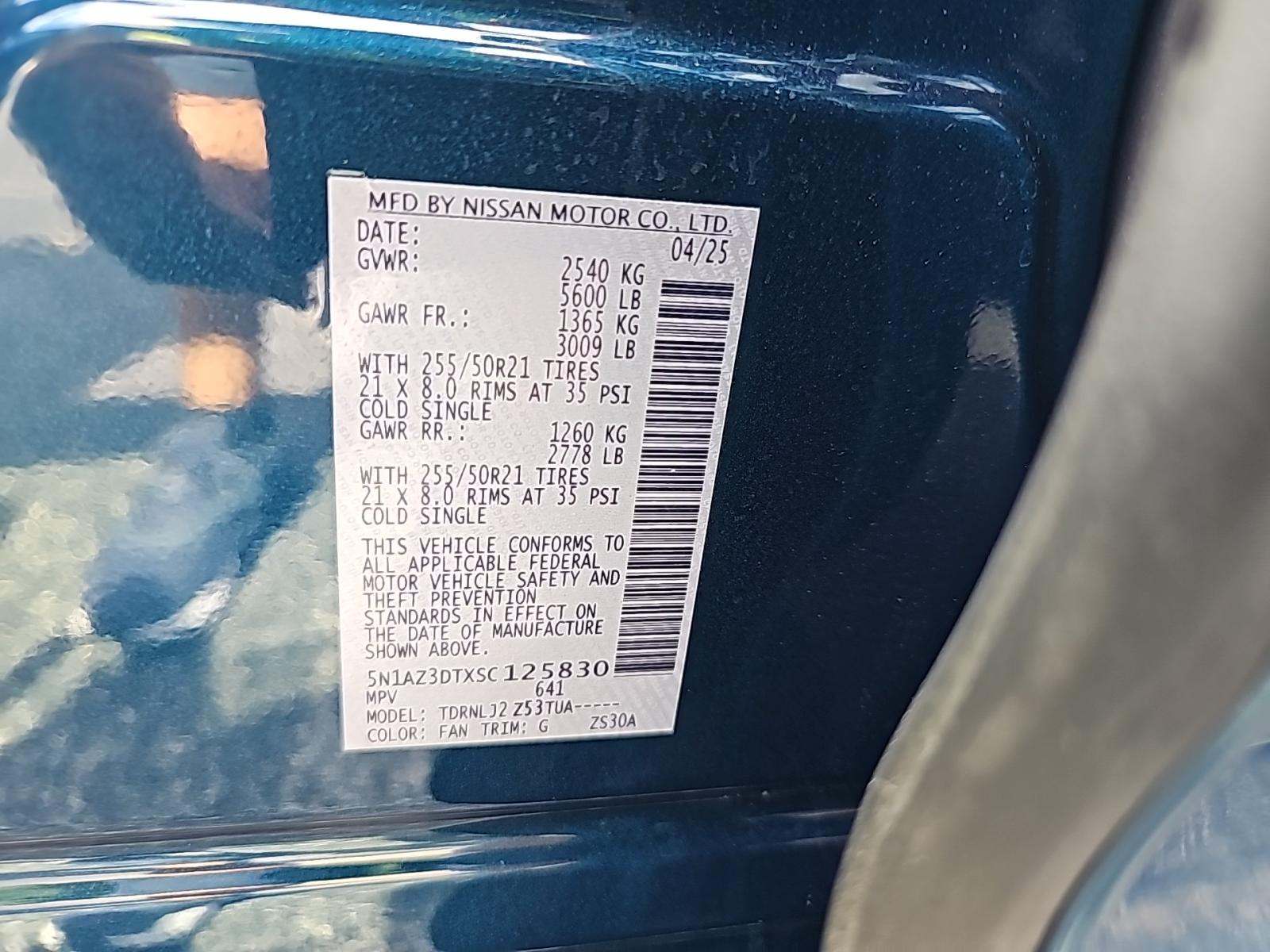 2025 Nissan Murano Platinum AWD