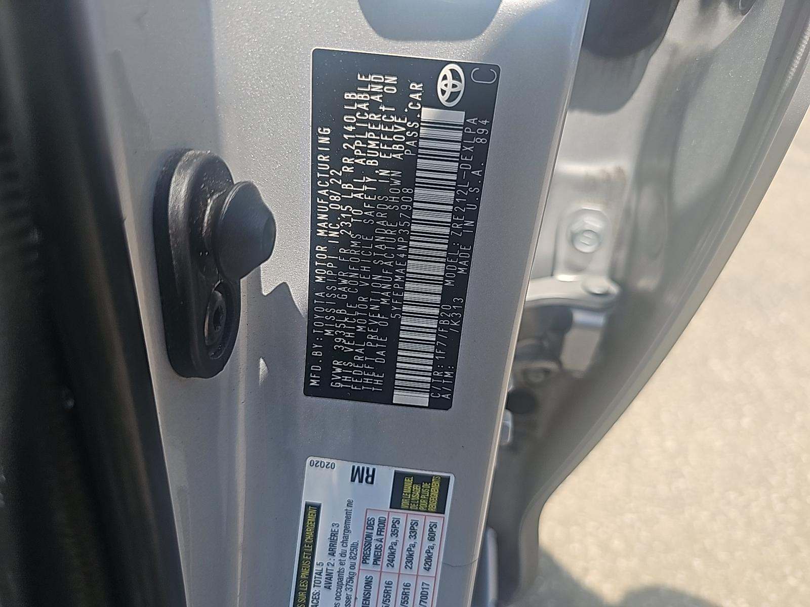 2022 Toyota Corolla LE FWD