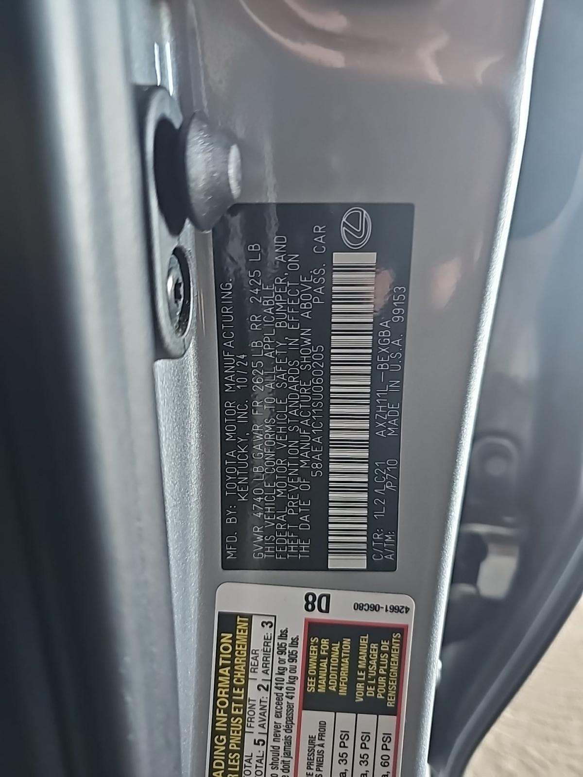 2025 Lexus ES ES 300h Luxury FWD