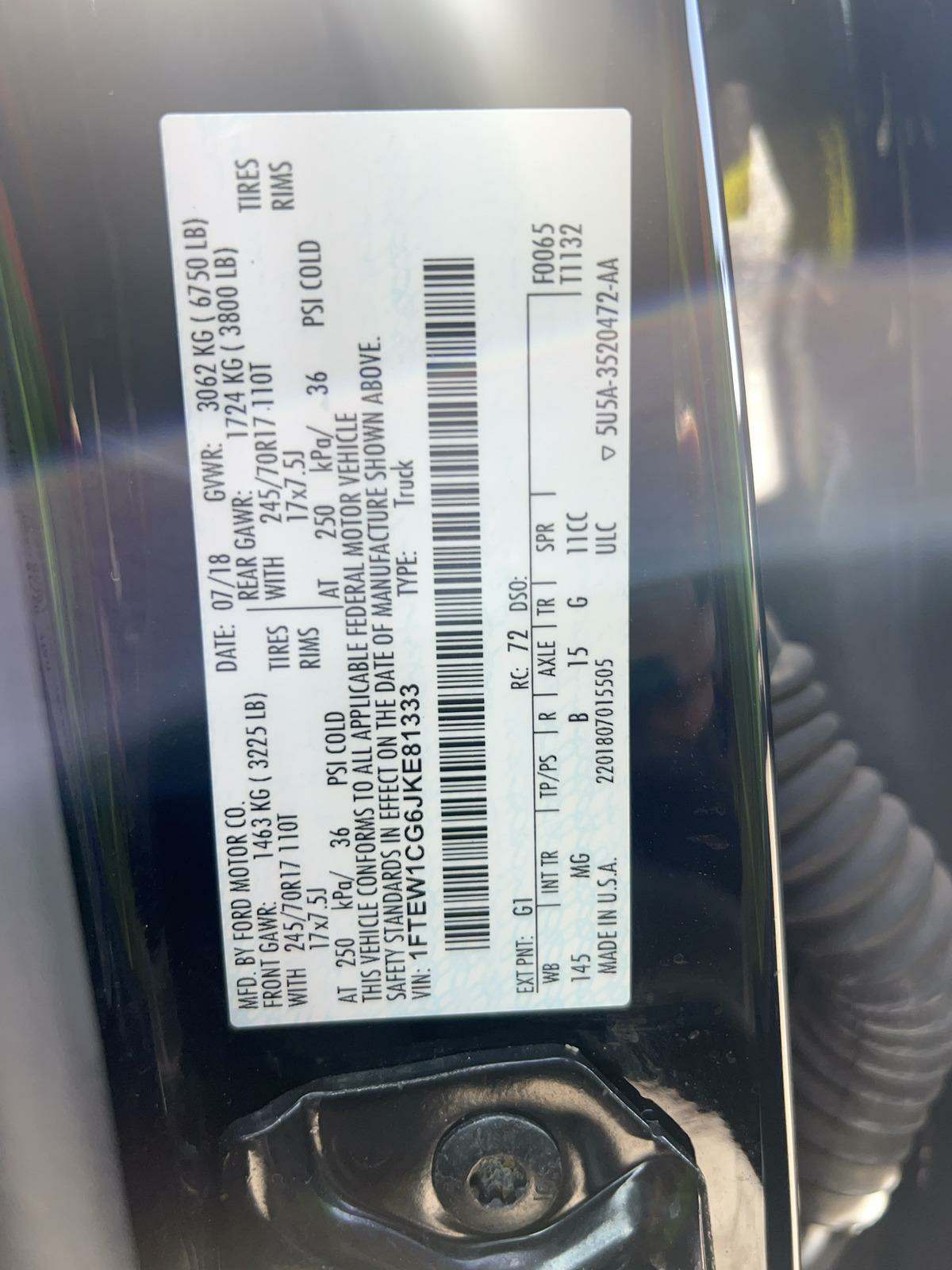 2018 Ford F-150 XLT RWD