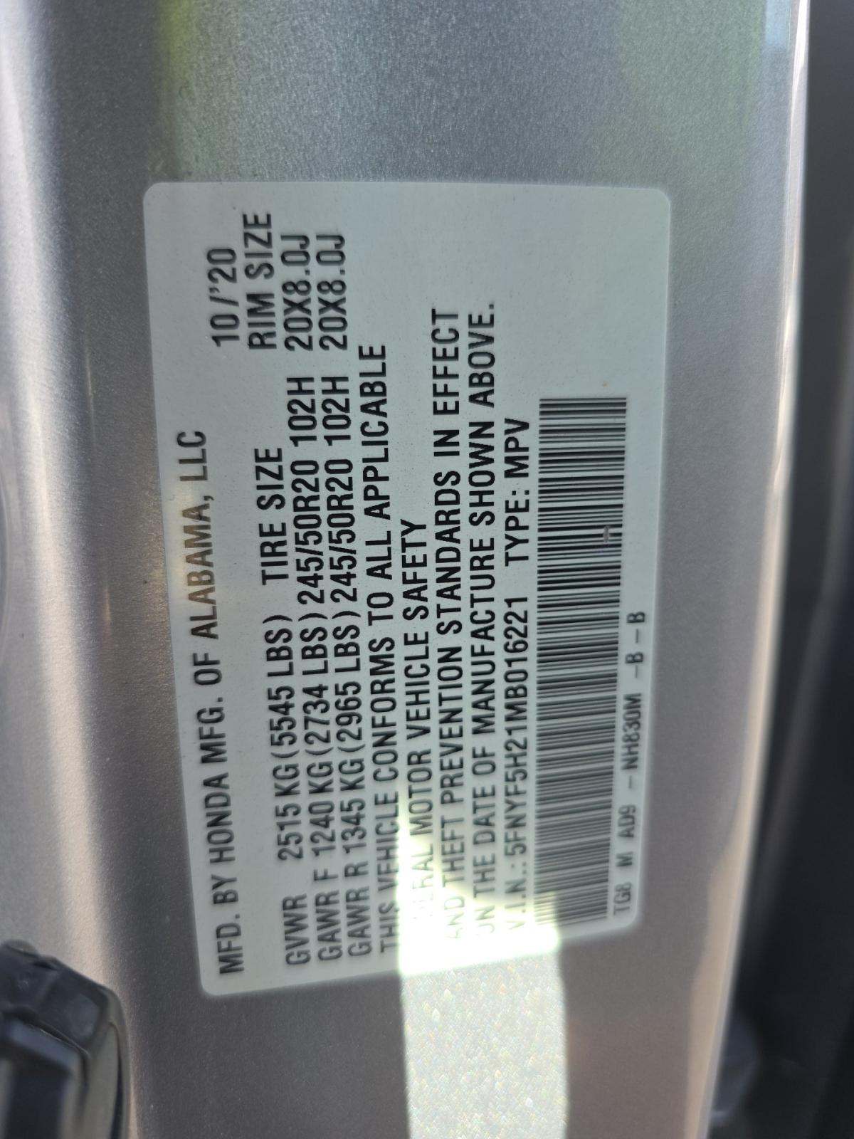 2021 Honda Pilot Special Edition FWD