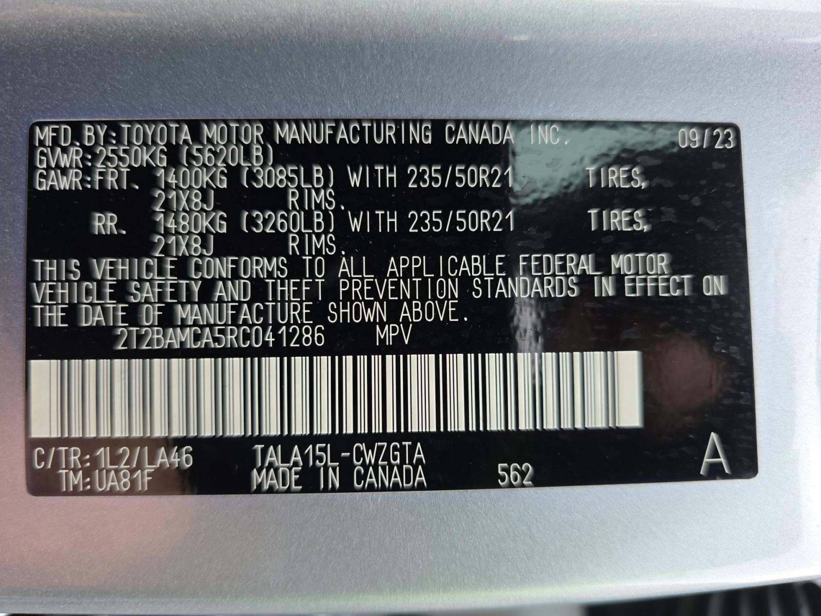 2024 Lexus RX RX 350 Luxury AWD