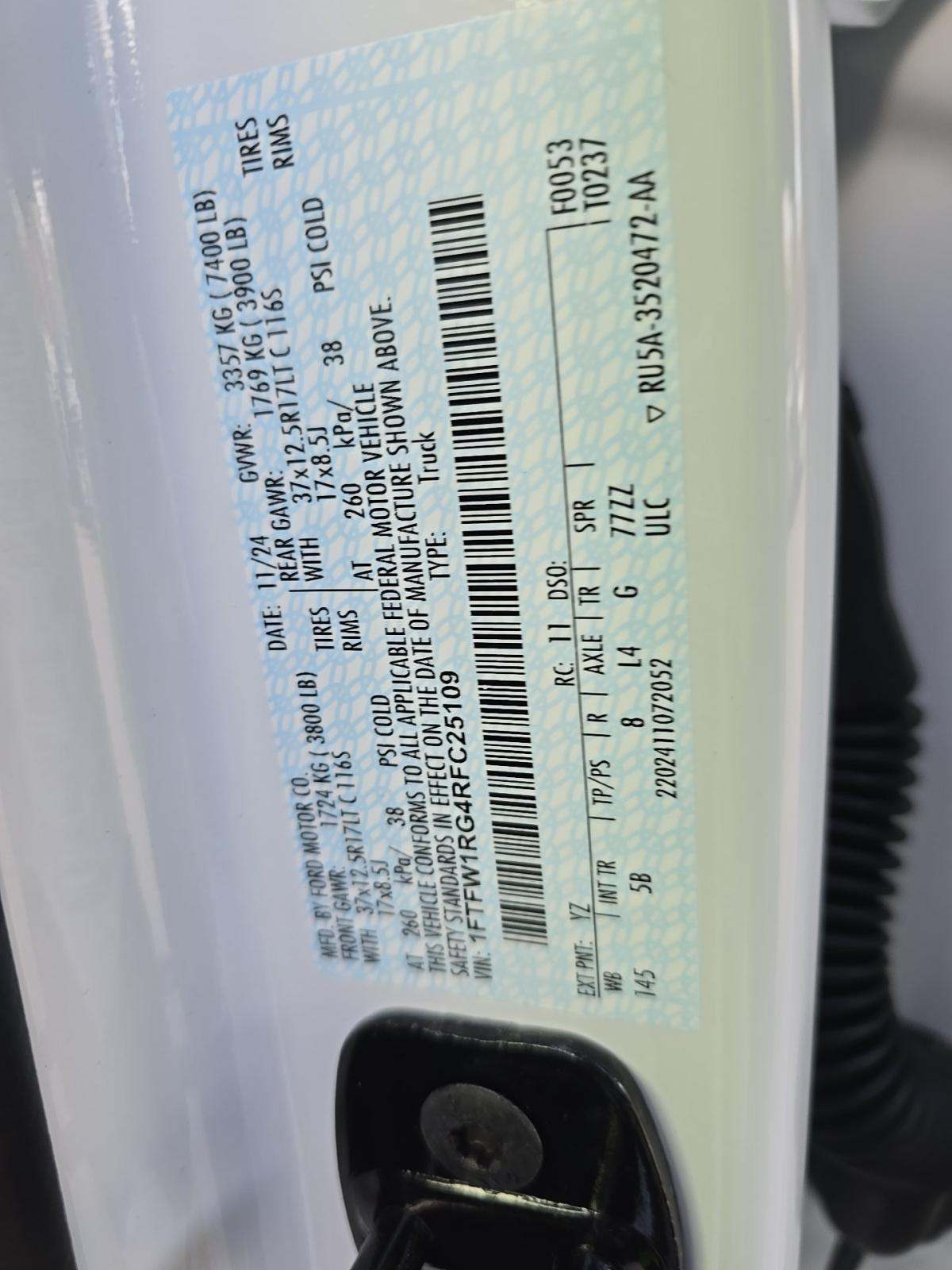 2024 Ford F-150 Raptor AWD