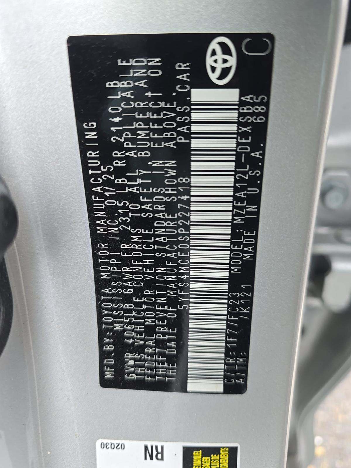 2025 Toyota Corolla SE FWD