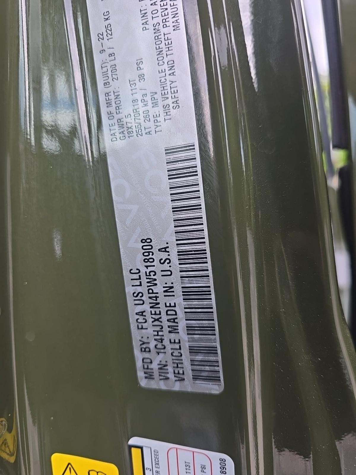 2023 Jeep Wrangler Sahara AWD