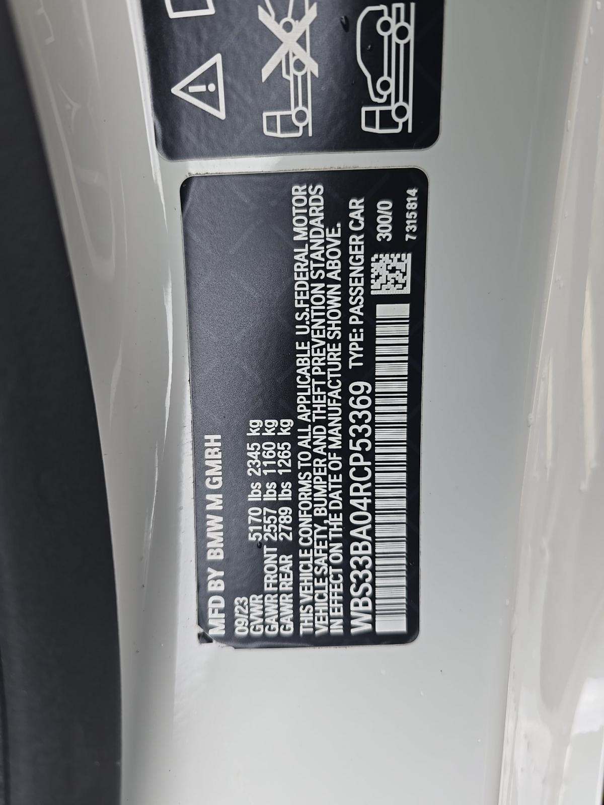 2024 BMW M4 Competition xDrive AWD