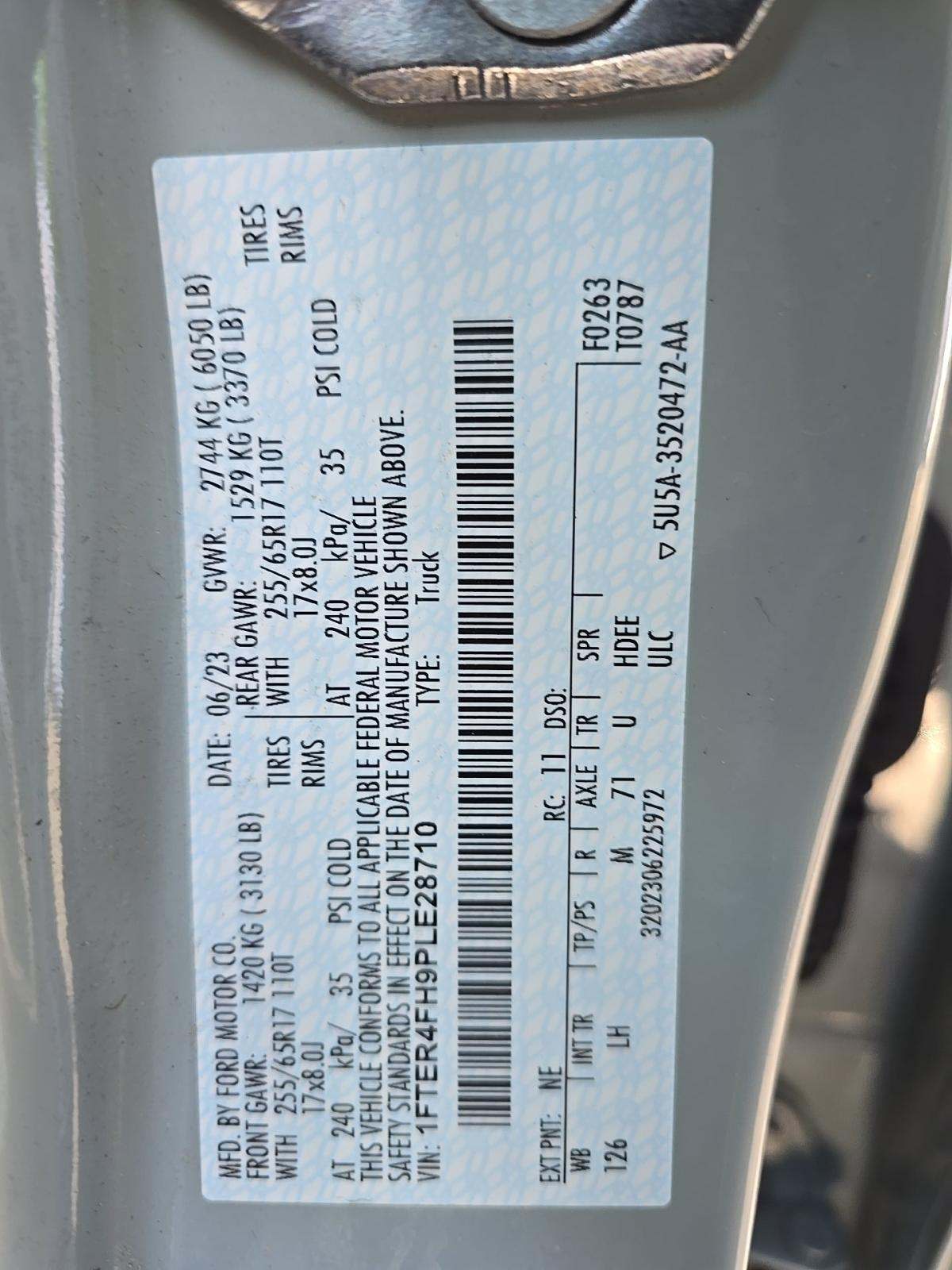 2023 Ford Ranger XLT AWD