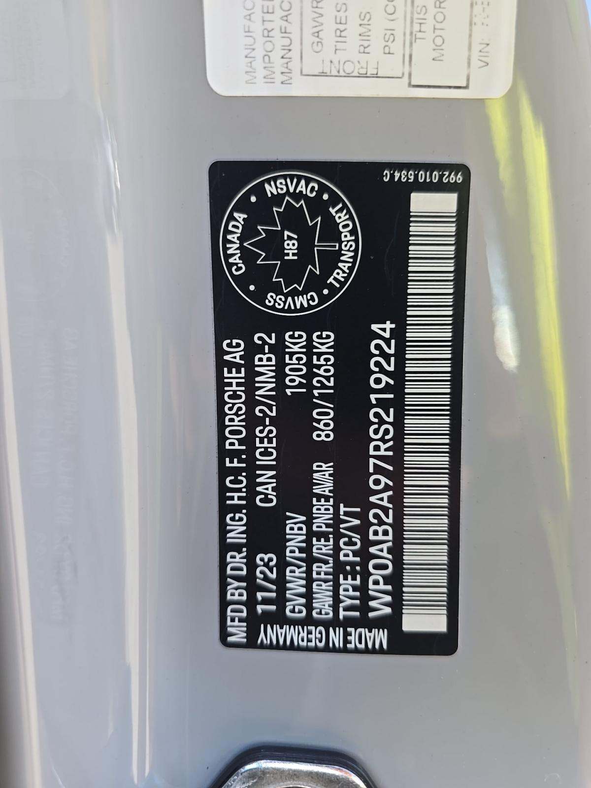 2024 Porsche 911 Carrera GTS RWD