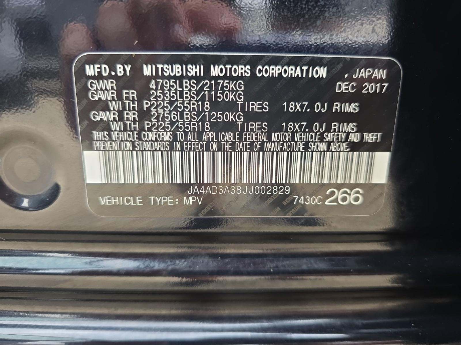 2018 Mitsubishi Outlander SE FWD