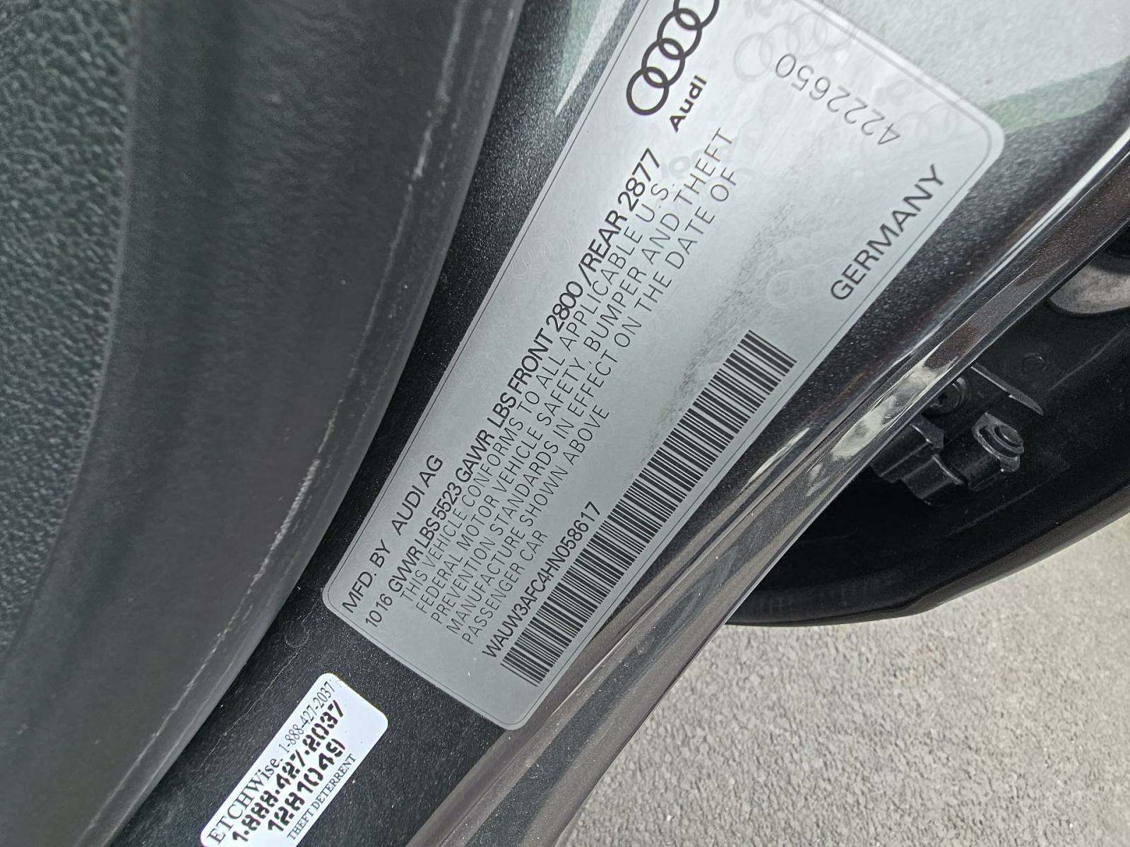 2017 Audi A7 3.0T Competition AWD