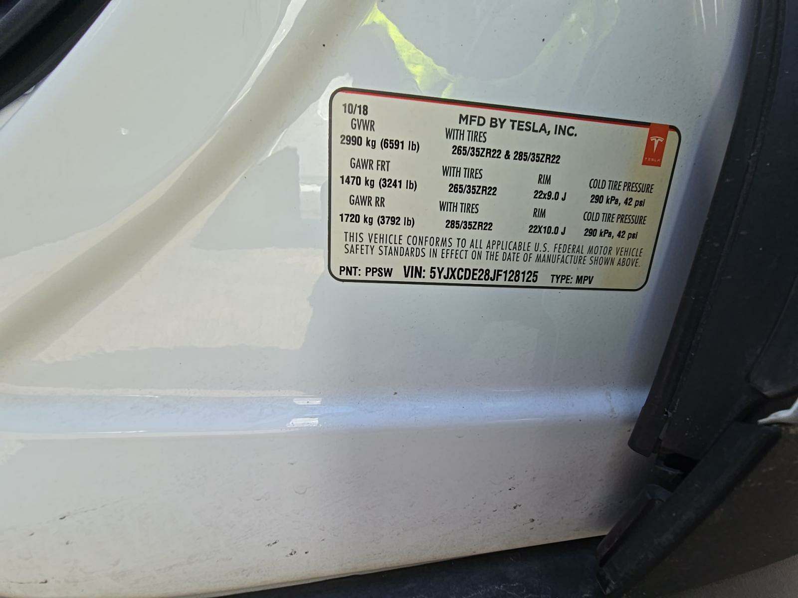 2018 Tesla Model X 100D AWD