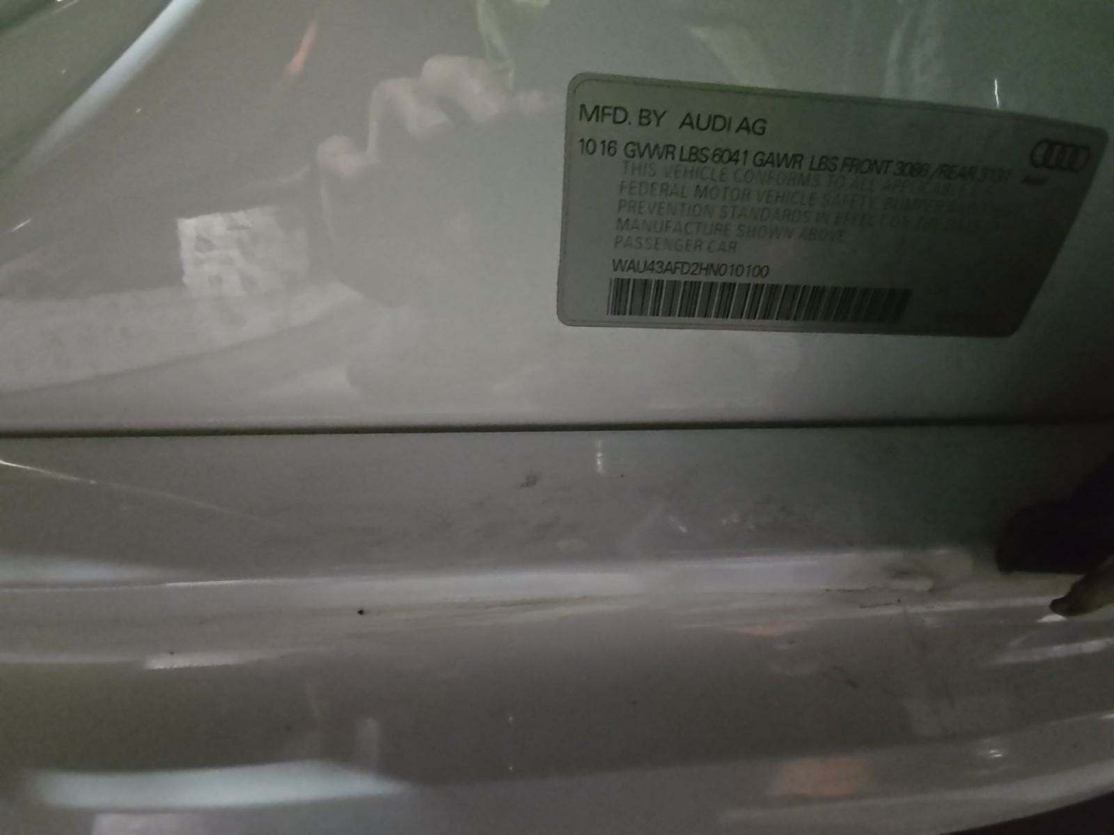 2017 Audi A8 L 4.0T Sport AWD