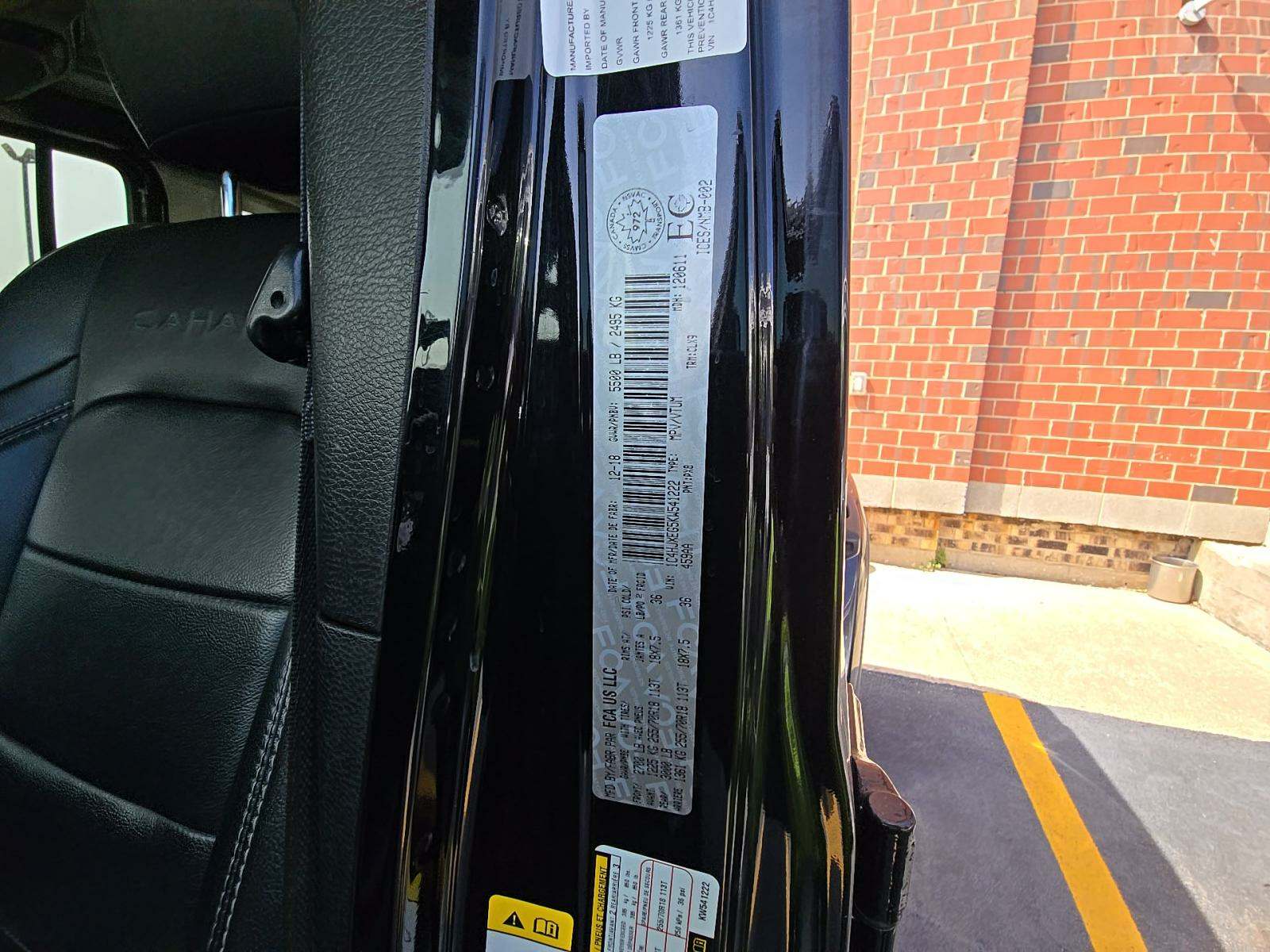 2019 Jeep Wrangler Unlimited Sahara AWD