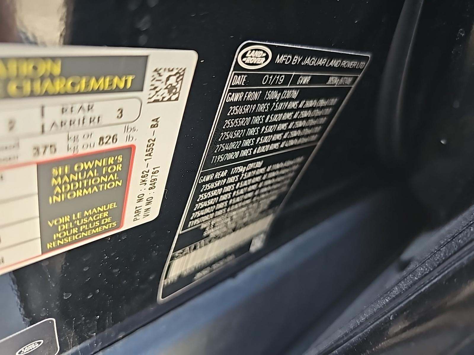 2019 Land Rover Range Rover Sport SE AWD