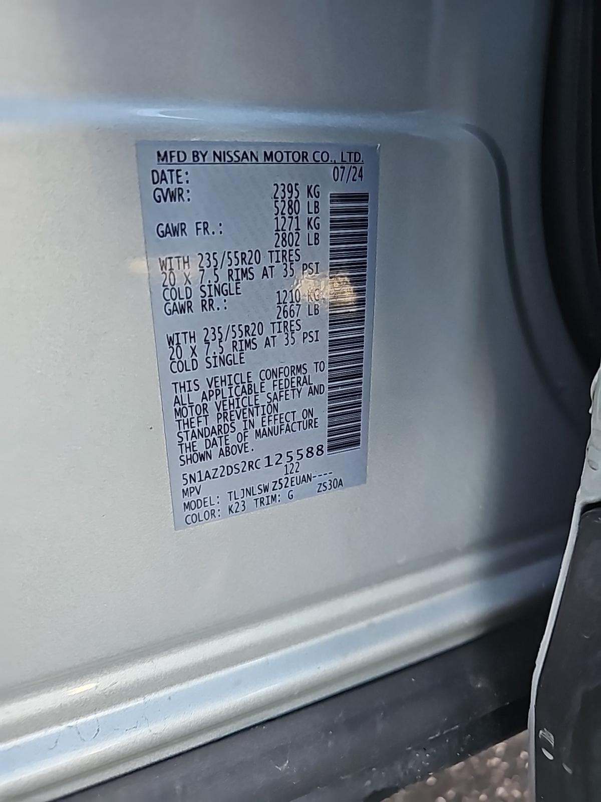 2024 Nissan Murano Platinum AWD