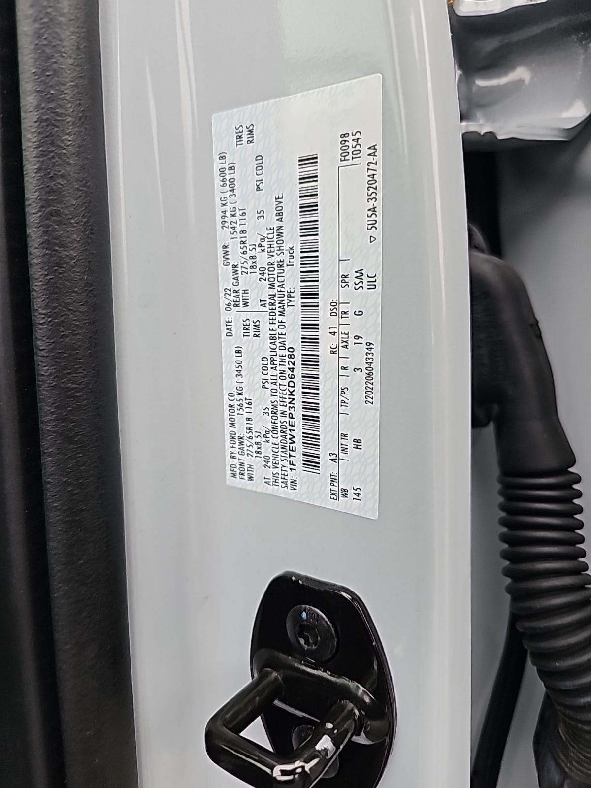 2022 Ford F-150 Lariat AWD