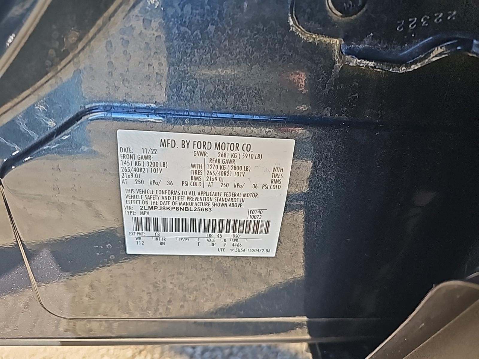 2022 Lincoln Nautilus Reserve AWD