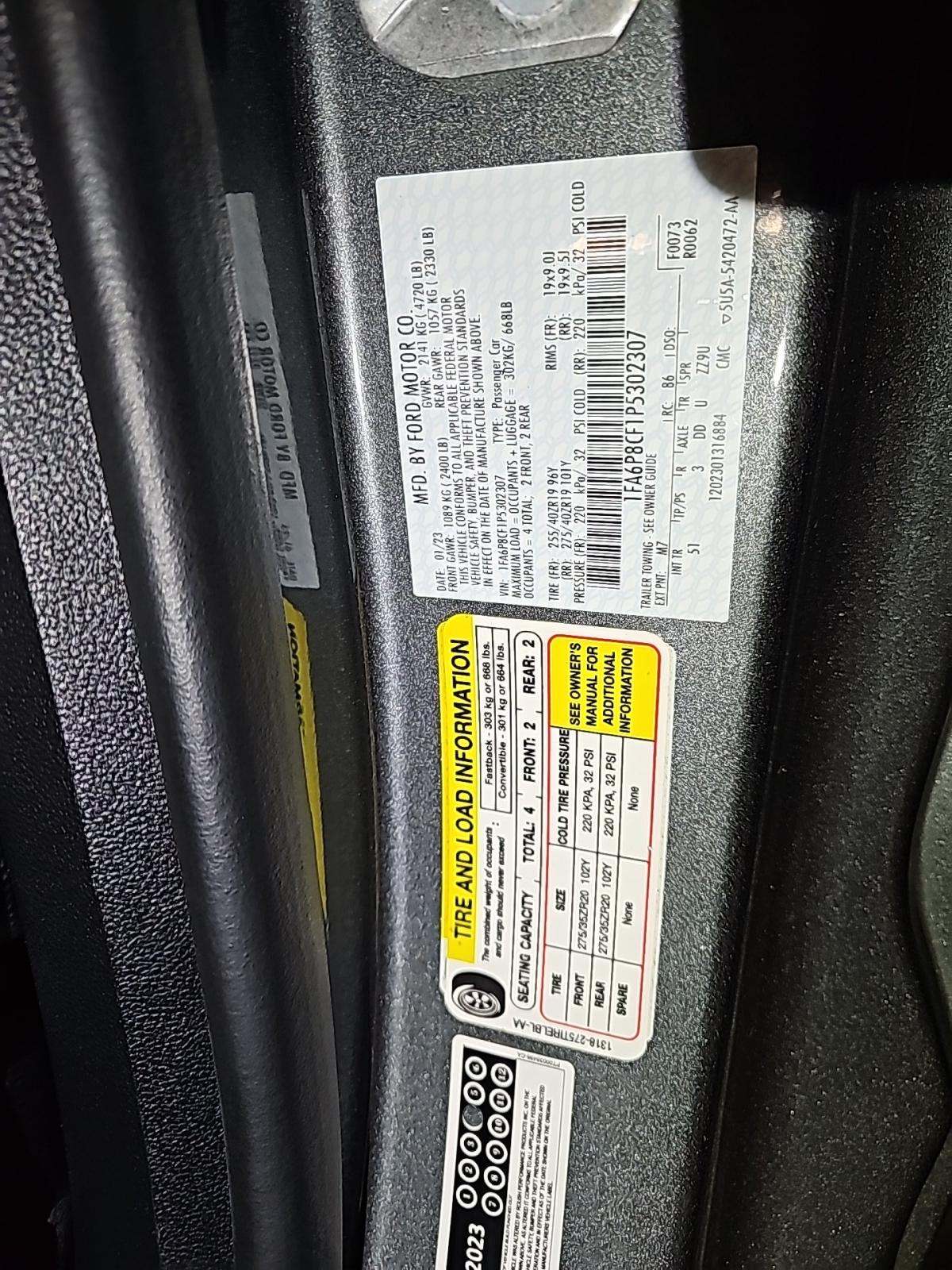 2023 Ford Mustang GT Premium RWD