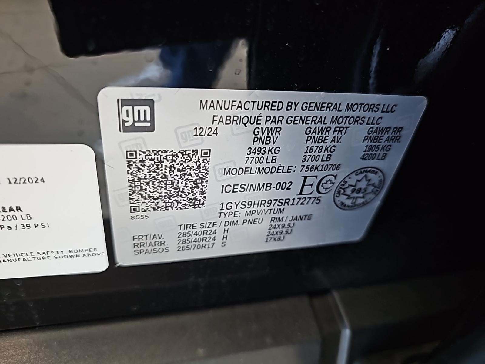 2025 Cadillac Escalade V-Series AWD