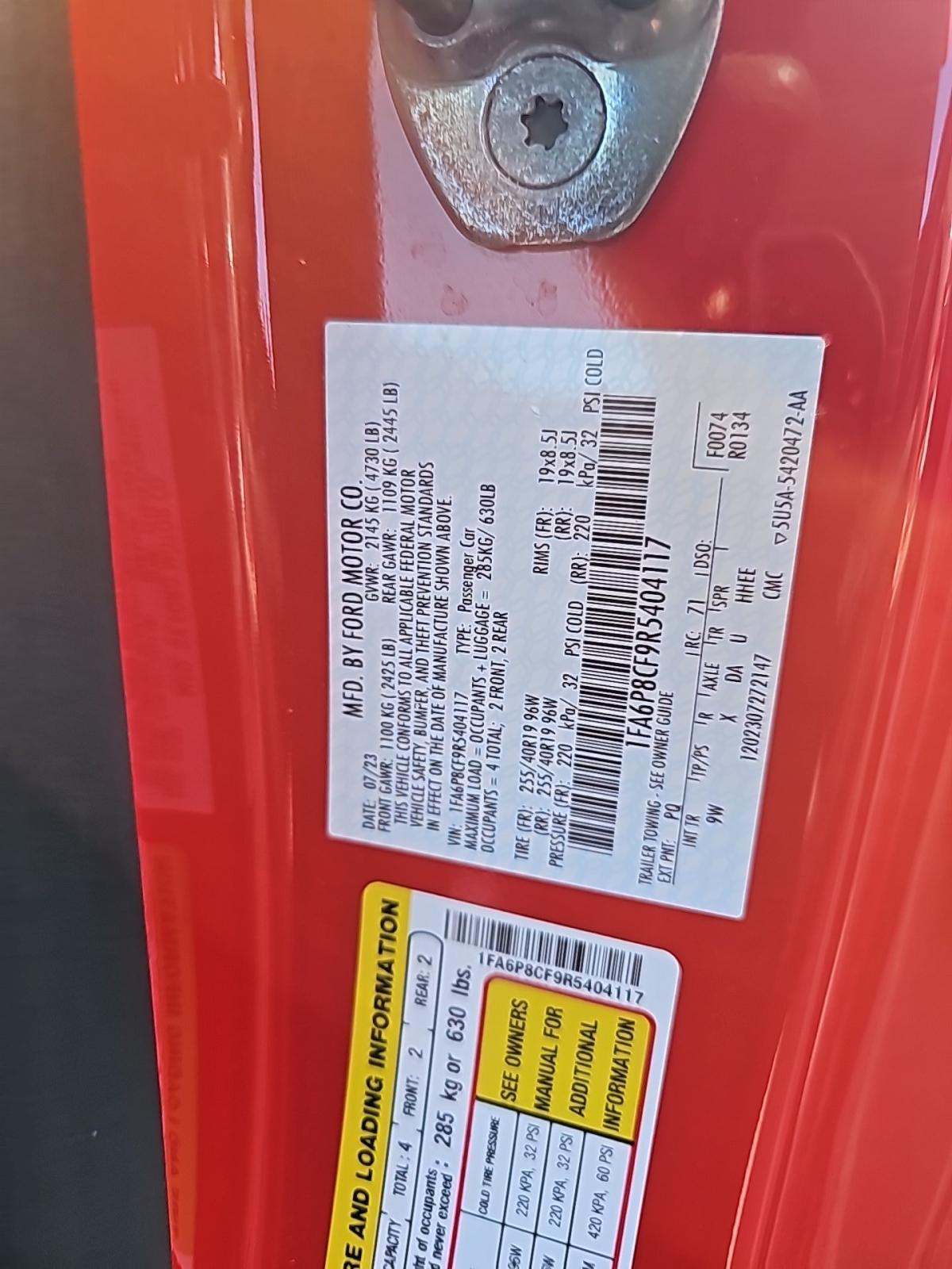 2024 Ford Mustang GT Premium RWD