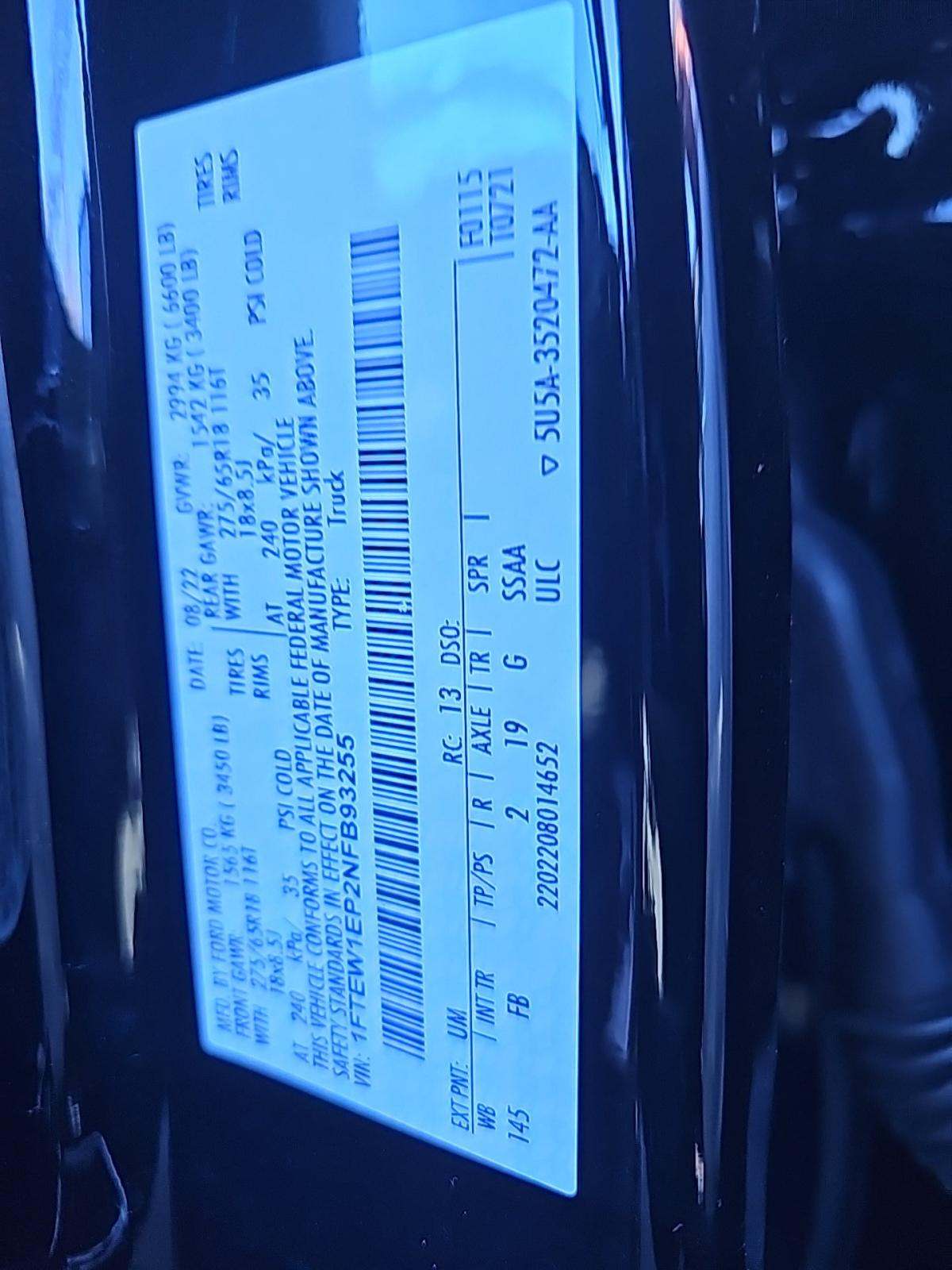 2022 Ford F-150 XLT AWD