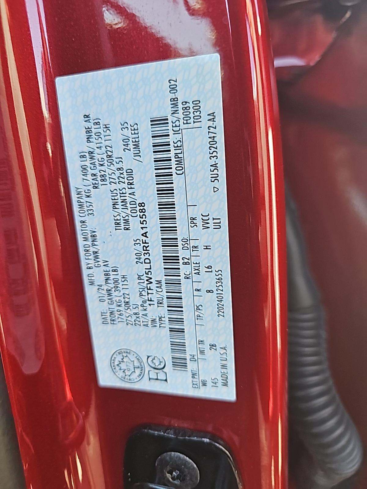 2024 Ford F-150 Hybrid Lariat AWD