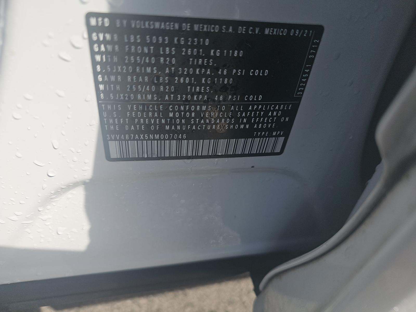 2022 Volkswagen Tiguan 2.0T SEL R-Line AWD